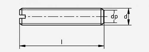 DIN 551Setskur Vida (Ayar Vidası)