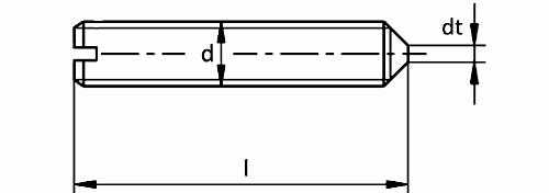 DIN 553Setskur Vida (Ayar Vidası)