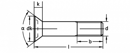 DIN 7969 Havşa Baş Civata